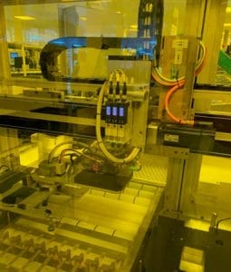 Produktionsanlage für Halbleitertechnik mit Säureschaden