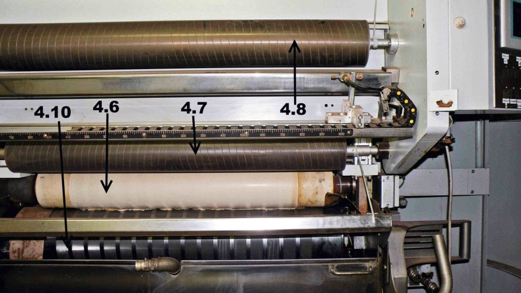 Rauchgase nach Feuer haben diese Filterpapiermaschine beschädigt